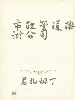 市政管道排水清淤公司