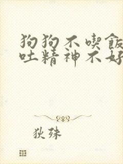 狗狗不吃饭还呕吐精神不好怎么治疗