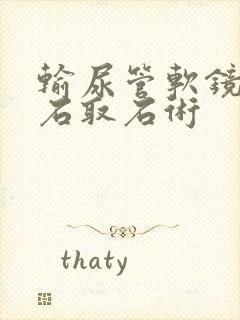 输尿管软镜下碎石取石术