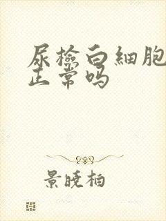 尿检白细胞为0正常吗