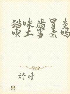 猫咪肠胃炎可以吃土霉素吗