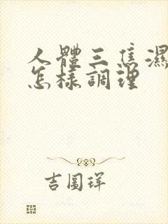 人体三焦湿气重怎样调理