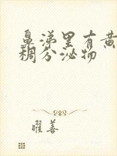 鼻涕里有黄色粘稠分泌物