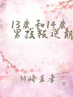 13岁和14岁男孩叛逆期怎么办