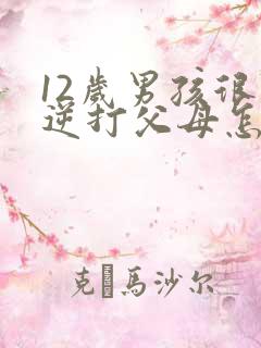 12岁男孩很叛逆打父母怎么办