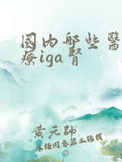 国内哪些医院治疗iga肾