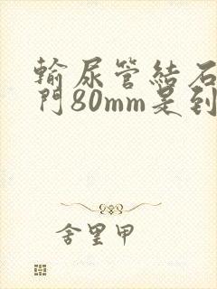 输尿管结石距肾门80mm是到中段了吗