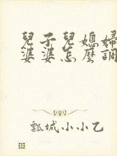 儿子儿媳妇吵架婆婆怎么调解