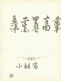 鼻子里有黄稠鼻涕怎么回事