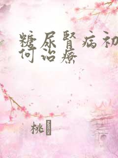 糖尿肾病初期如何治疗