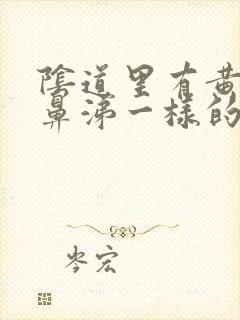 阴道里有黄色像鼻涕一样的分泌物