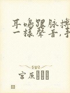 耳鸣跟脉搏跳动一样声音,手按就好