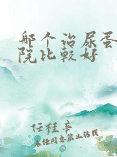 哪个治尿蛋白医院比较好