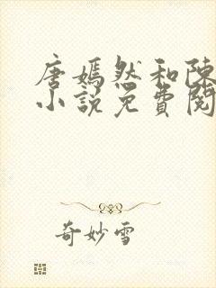 唐嫣然和陈万里小说免费阅读