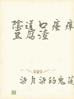 阴道口瘙痒白带豆腐渣