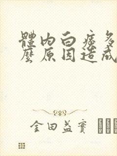 体内白痰多是什么原因造成的