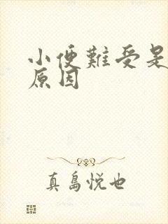 小便难受是什么原因