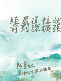 经尿道柱状水囊前列腺扩张术