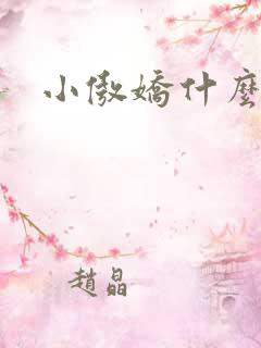 小傲娇什么意思