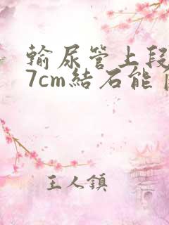 输尿管上段0.7cm结石能自己排出吗