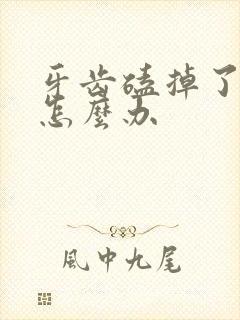 牙齿磕掉了一半怎么办