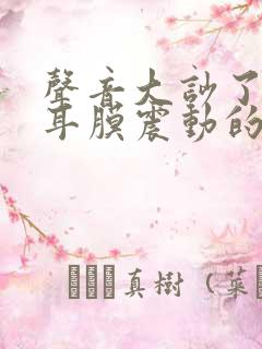 声音大吵了感觉耳膜震动的疼