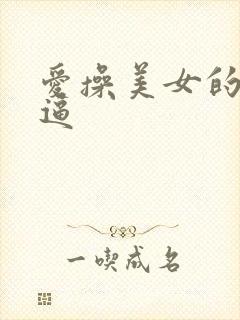 爱操美女的小逼逼