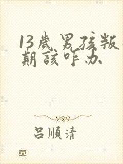 13岁男孩叛逆期该咋办