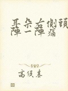 耳朵右侧头部一阵一阵痛