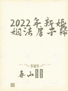 2022年新婚姻法房子归属问题
