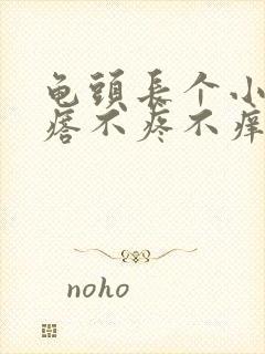 龟头长个小肉疙瘩不疼不痒