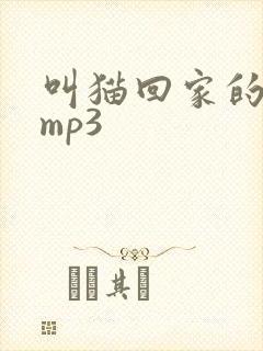 叫猫回家的声音mp3