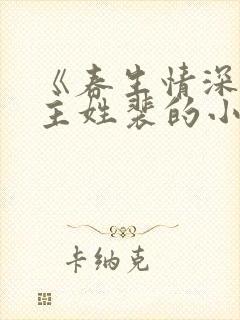 《春生情深》男主姓裴的小说