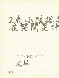 2岁小孩总是半夜哭闹是什么原因