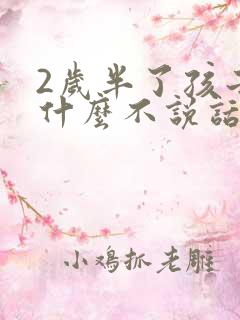 2岁半了孩子为什么不说话