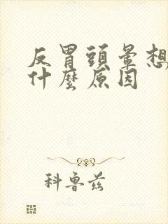 反胃头晕想吐是什么原因