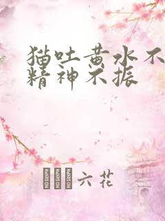 猫吐黄水不吃饭精神不振