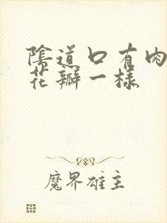 阴道口有肉粒像花瓣一样