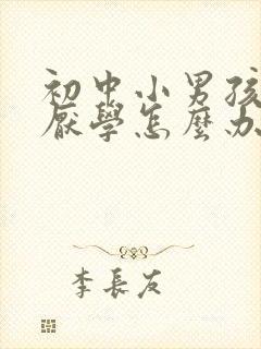 初中小男孩叛逆厌学怎么办