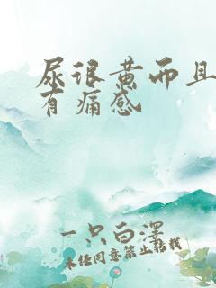 尿很黄而且尿道有痛感