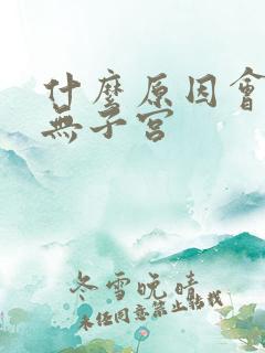 什么原因会造成无子宫