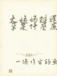 大姨妈推迟未怀孕是什么原因