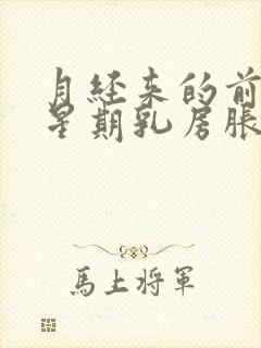 月经来的前一个星期乳房胀痛正常吗