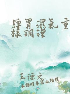 脾胃湿气重应怎样调理