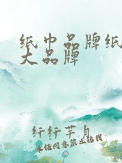 纸巾品牌纸巾十大品牌