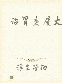 治胃炎庆大霉素