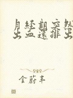 月经期突然大量出血还排出一大块血块