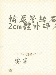 输尿管结石1.2cm体外碎石得多少钱