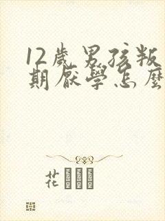 12岁男孩叛逆期厌学怎么办