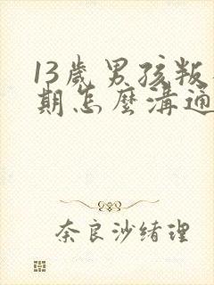 13岁男孩叛逆期怎么沟通